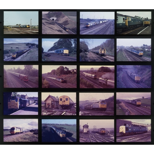 234 - Railway. Modern Traction. A small collection of approx. 160 x 35mm, original, colour slides, mainly ... 