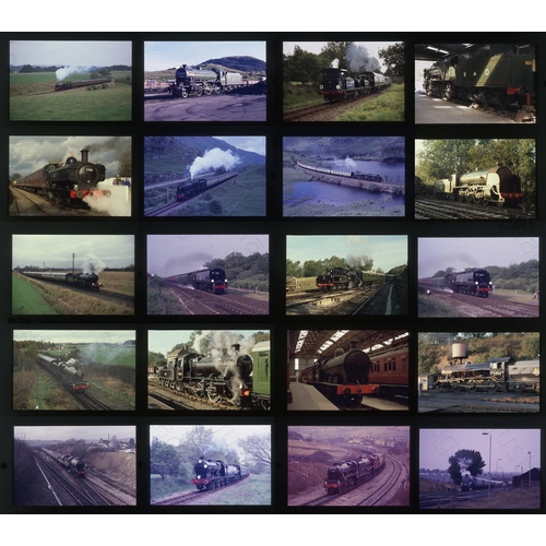 239 - Railway. Heritage Railways. A large collection of approx. 1500 x 35mm, colour slides, on Agfachrome ... 