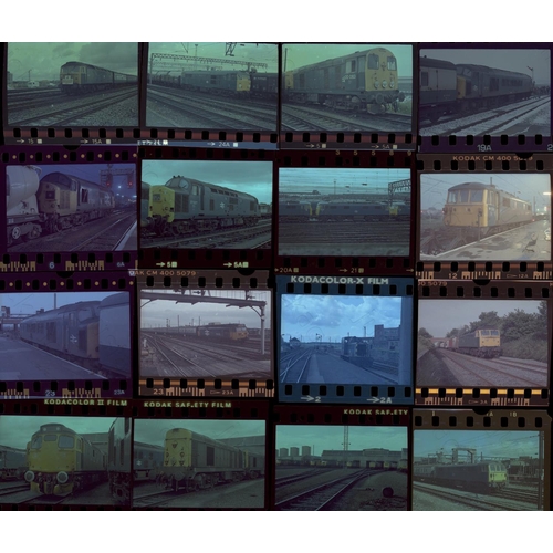 25 - Railway. Modern Traction. A collection of approx. 200 x 35mm, colour negatives. The negatives date f... 