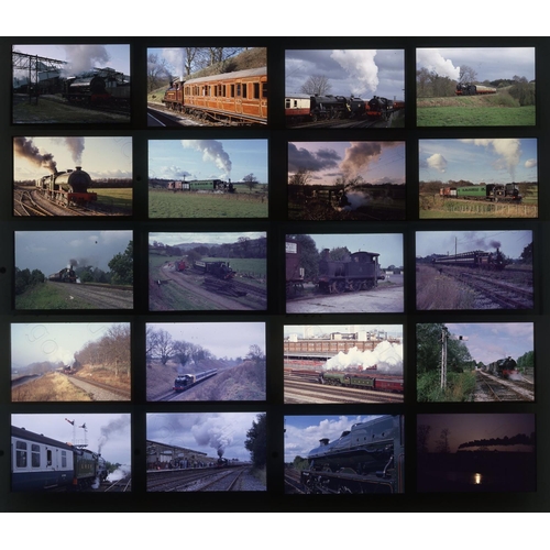 251 - Railway. Heritage Railways. A large selection of approx. 1800 x 35mm, original colour slides, on mix... 