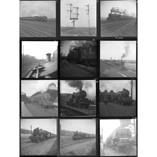 252 - Railway. L.M.S. post grouping. A rare collection of approx. 70 x 2