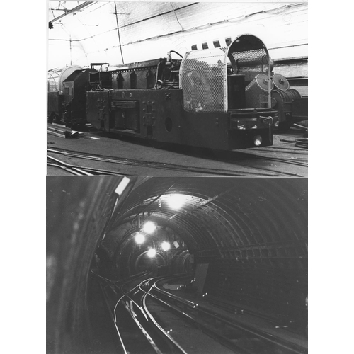 262 - Railway. Miscellaneous. A small collection of 38 black and white prints, postcard size and 6.5