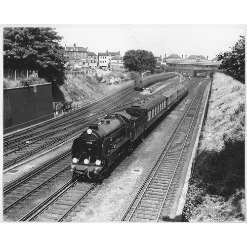 263 - Railway. B.R. Steam. A collection of good quality black and white prints, taken from Derek Cross neg... 