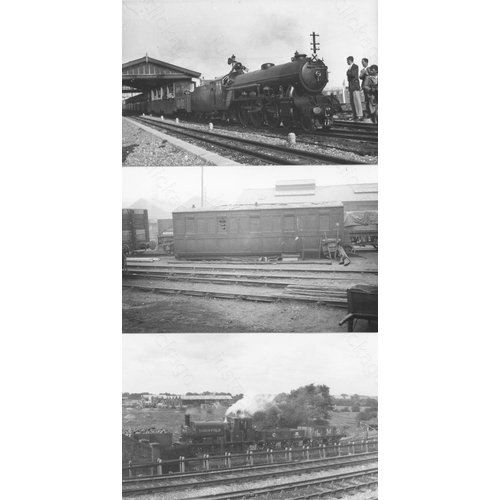 264 - Railway. B.R. Steam. A collection of approx. 200 postcard size, black and white prints, with minor d... 