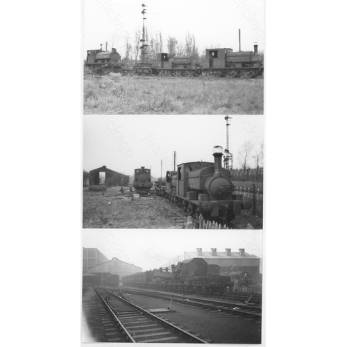 264 - Railway. B.R. Steam. A collection of approx. 200 postcard size, black and white prints, with minor d... 