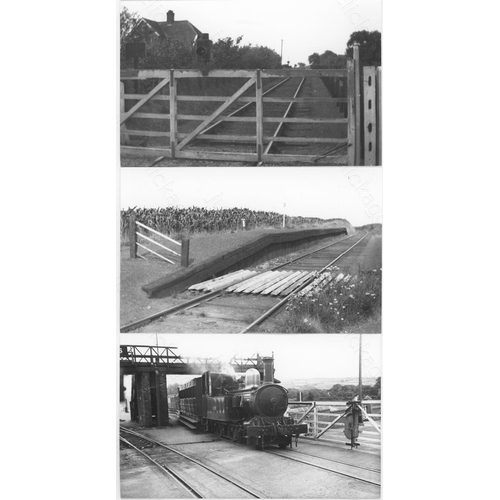 264 - Railway. B.R. Steam. A collection of approx. 200 postcard size, black and white prints, with minor d... 