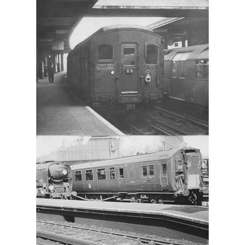 265 - Railway. Modern Traction. A large collection of approx. black and white prints, ranging in size from... 