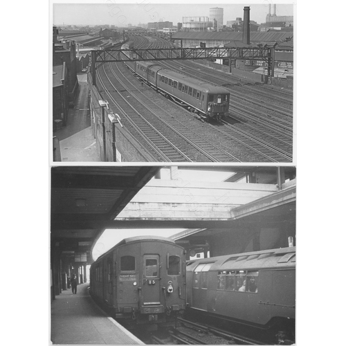 265 - Railway. Modern Traction. A large collection of approx. black and white prints, ranging in size from... 