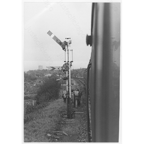 267 - Railway. Infrastructure. A good collection of approx. 250, black and white prints, with a few postca... 