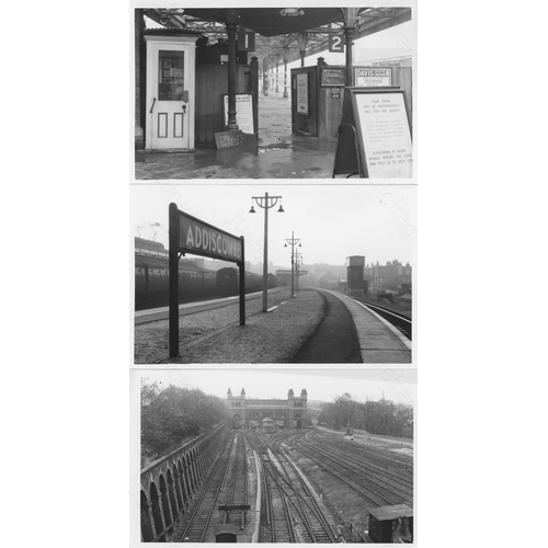 267 - Railway. Infrastructure. A good collection of approx. 250, black and white prints, with a few postca... 