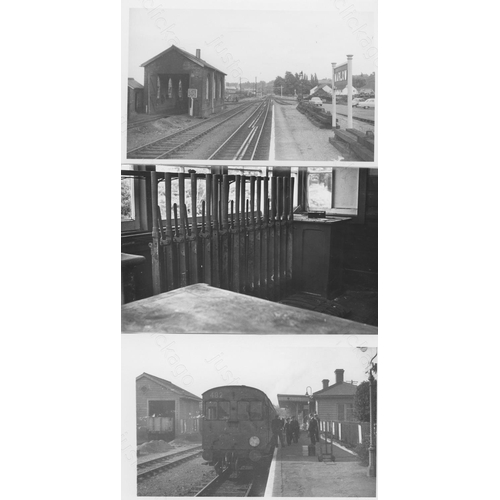 268 - Railway. B.R. Steam. A collection of approx. 120, black and white prints, in assorted sizes, ranging... 