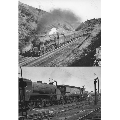 268 - Railway. B.R. Steam. A collection of approx. 120, black and white prints, in assorted sizes, ranging... 