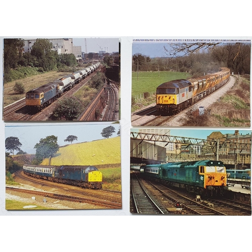 271 - Railway. Postcards. A large collection of approx. 800+ colour and black and white commercial postcar... 