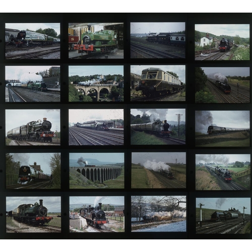 286 - Railway. Heritage Steam. A good selection of approx. 850 x 35mm, original colour slides, on Agfachro... 