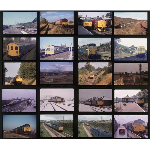 287 - Railway. Modern Traction. A large assortment of approx. 800 x 35mm, colour slides, on Fuji/Kodak/Agf... 