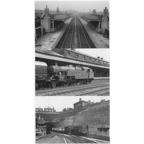 288 - Railway. B.R. Steam. A good collection of approx. 500, black and white, postcard size prints. The pr... 