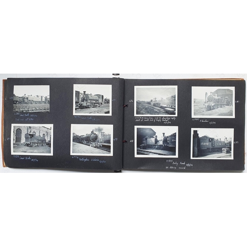 293 - Railway. B.R. Steam. Three photo albums containing approx. 600 black and white, mostly 3