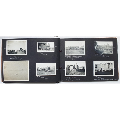 293 - Railway. B.R. Steam. Three photo albums containing approx. 600 black and white, mostly 3