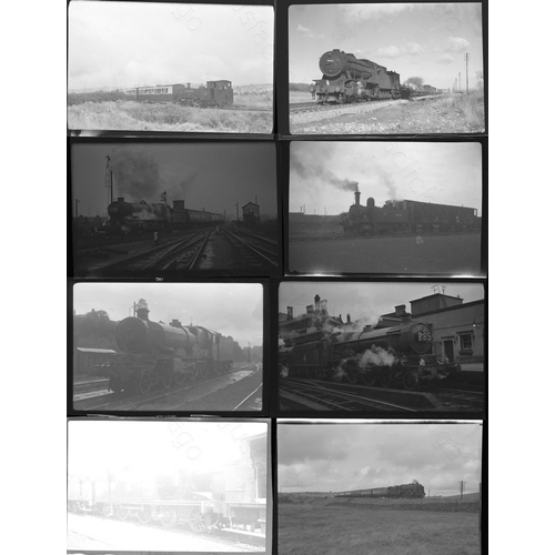 300 - Railway. B.R. Steam. A small collection of approx. 65 medium format, black and white negatives. Expo... 