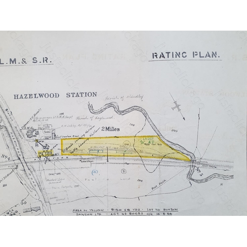 309 - Railway. Paper Railwayana. A selection of 4 L.M.S. Rating Plans. The plans are all stamped 