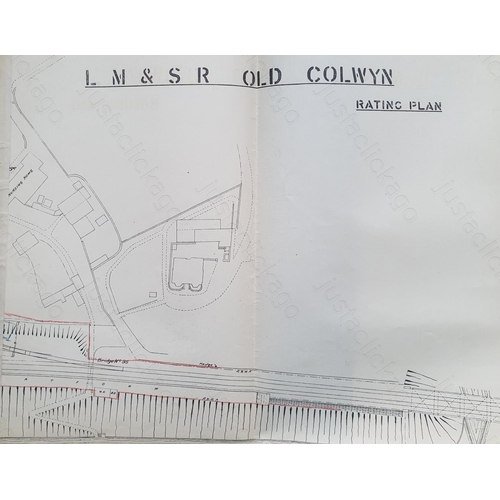 310 - Railway. Paper Railwayana. A selection of 4 L.M.S. Rating Plans. The plans are all stamped 