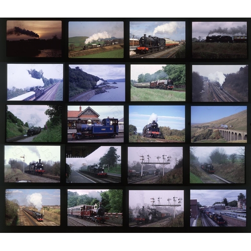 314 - Railway. Heritage Railways. A very large selection of approx. 2400 x 35mm, colour slides, mostly on ... 