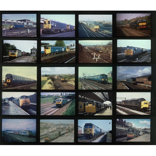 330 - Railway. Modern Traction. A good collection of approx. 250 x 35mm, DUPLICATE, colour slides. Some sl... 