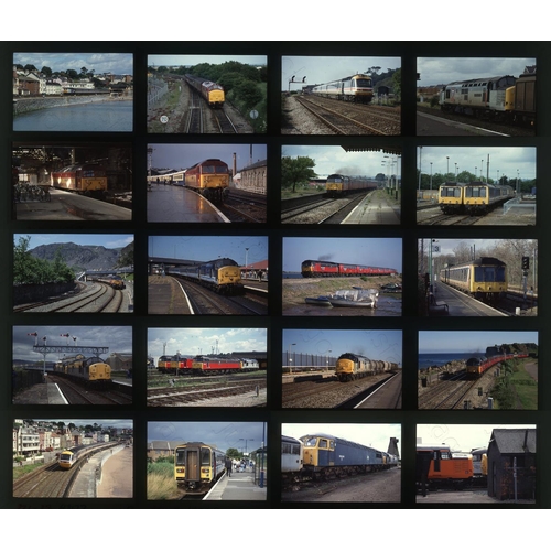 334 - Railway. Modern Traction. A good collection of approx. 800  x 35mm, colour slides, mainly on Fujichr... 