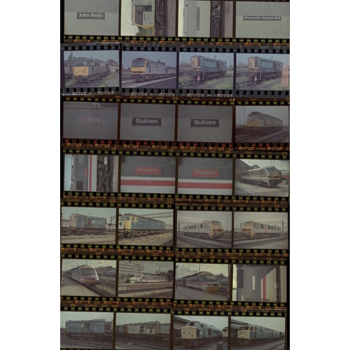 34 - Railway. Modern Traction. A large collection of approx. 500 x 35mm, colour negatives, mostly in stri... 