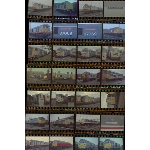 35 - Railway. Modern Traction. A large collection of approx. 500 x 35mm, colour negatives, mostly in stri... 