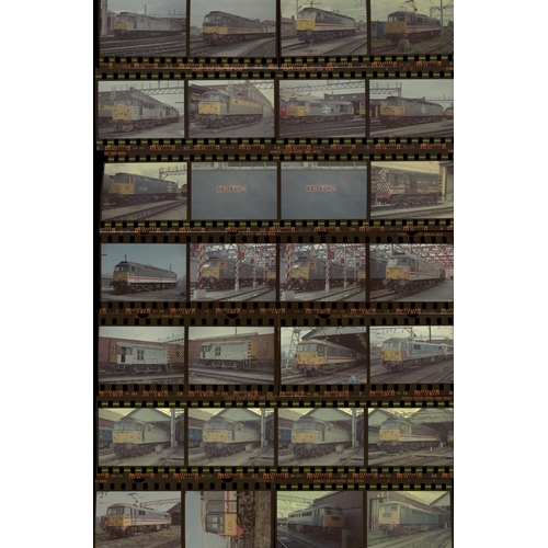 35 - Railway. Modern Traction. A large collection of approx. 500 x 35mm, colour negatives, mostly in stri... 