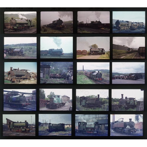 352 - Railway. Industrials. A small selection of 47 x 35mm, colour slides, mostly on Agfa and Kodak film s... 