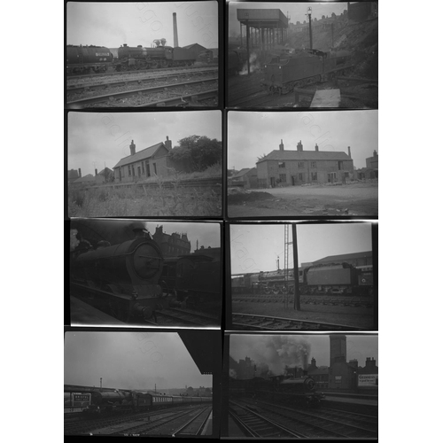 355 - Railway.  BR Steam, Post grouping and Infrastructure. A collection of approx. 47 x medium format, mi... 