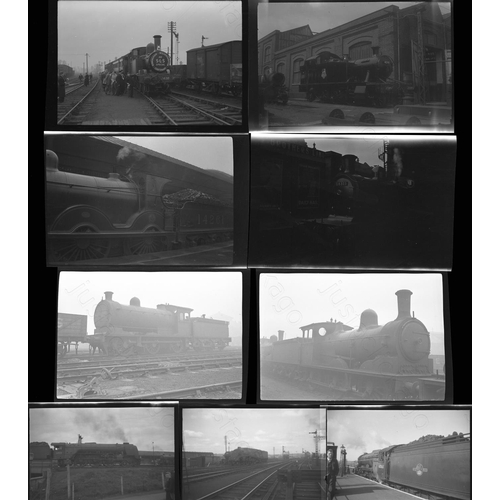 355 - Railway.  BR Steam, Post grouping and Infrastructure. A collection of approx. 47 x medium format, mi... 