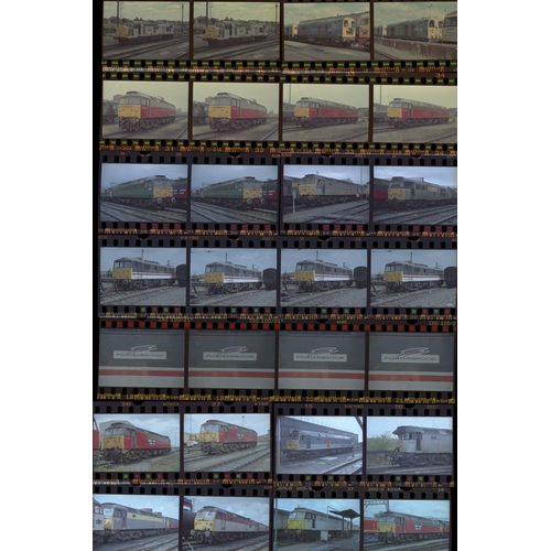 36 - Railway. Modern Traction. A large collection of approx. 500 x 35mm, colour negatives, mostly in stri... 