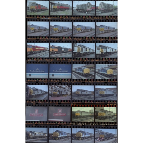 36 - Railway. Modern Traction. A large collection of approx. 500 x 35mm, colour negatives, mostly in stri... 