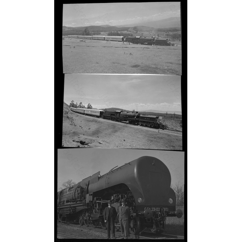 360 - Railway. Overseas Traction. A small collection of 36 medium and large format, black and white negati... 