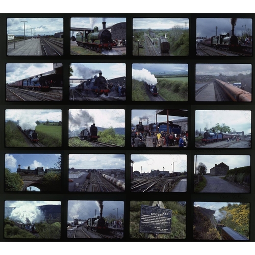 376 - Railway. Heritage Steam. A box containing approx. 540 x 35mm, original colour slides, on Kodachrome ... 