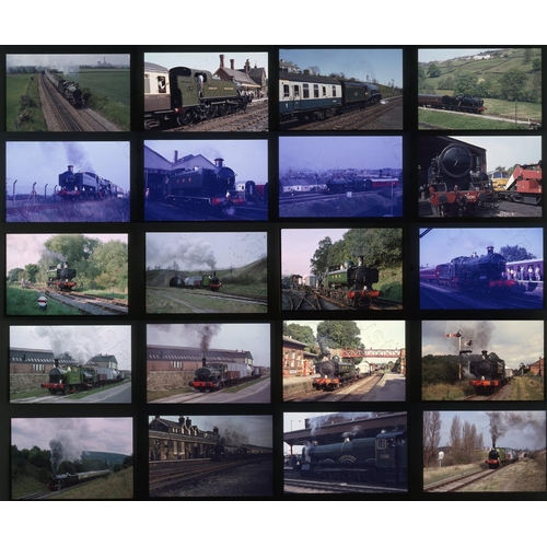 379 - Railway. Heritage Railways. A very large selection of approx. 2400 x 35mm, colour slides, mostly on ... 