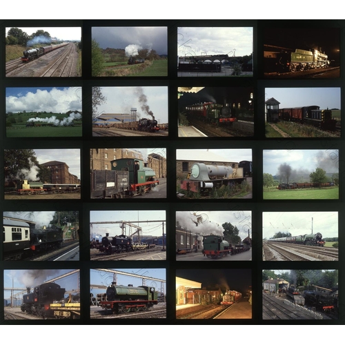 399 - Railway. Heritage Railways. A large selection of approx. 1800 x 35mm, colour slides, on Fujichrome f... 