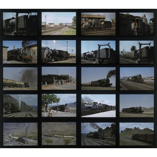 417 - Railway. Overseas Traction - Pakistan. A collection of approx. 78 x 35mm, colour slides, on Agfa fil... 