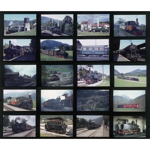 418 - Railway. Overseas Traction - Europe. A collection of approx. 118 x 35mm, colour slides, on Agfa film... 