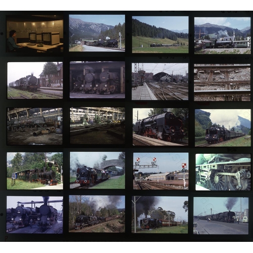 419 - Railway. Overseas Traction - World Miscellany. A collection of approx. 157  x 35mm, colour slides, o... 