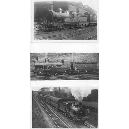 426 - Railway. Pre-Grouping Locomotives. A collection of approx. 100, postcard size, black and white print... 