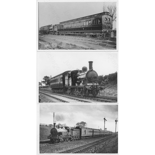 426 - Railway. Pre-Grouping Locomotives. A collection of approx. 100, postcard size, black and white print... 