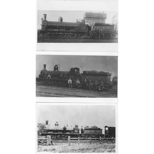 426 - Railway. Pre-Grouping Locomotives. A collection of approx. 100, postcard size, black and white print... 