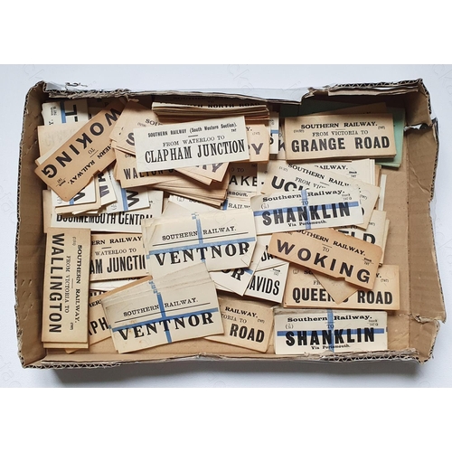 428 - Railway. Luggage Labels. A collection of approx. 2000+ 