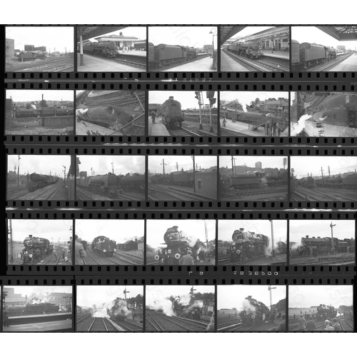 433 - Railway. B.R. Steam. A small collection of approx. 57, black and white, 35mm negatives, mainly in st... 