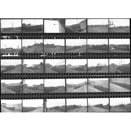 434 - Railway. B.R. Steam. A small collection of approx. 57, black and white, 35mm negatives, mainly in st... 