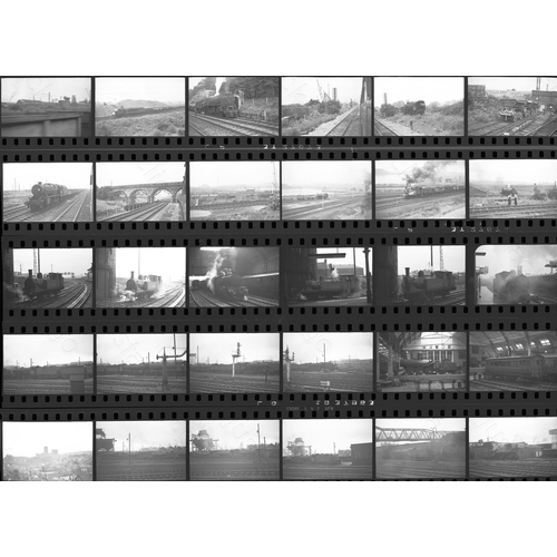 435 - Railway. B.R. Steam. A small collection of approx. 48, black and white, 35mm negatives, mainly in st... 